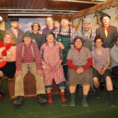 Gruppenfoto der Theatergruppe